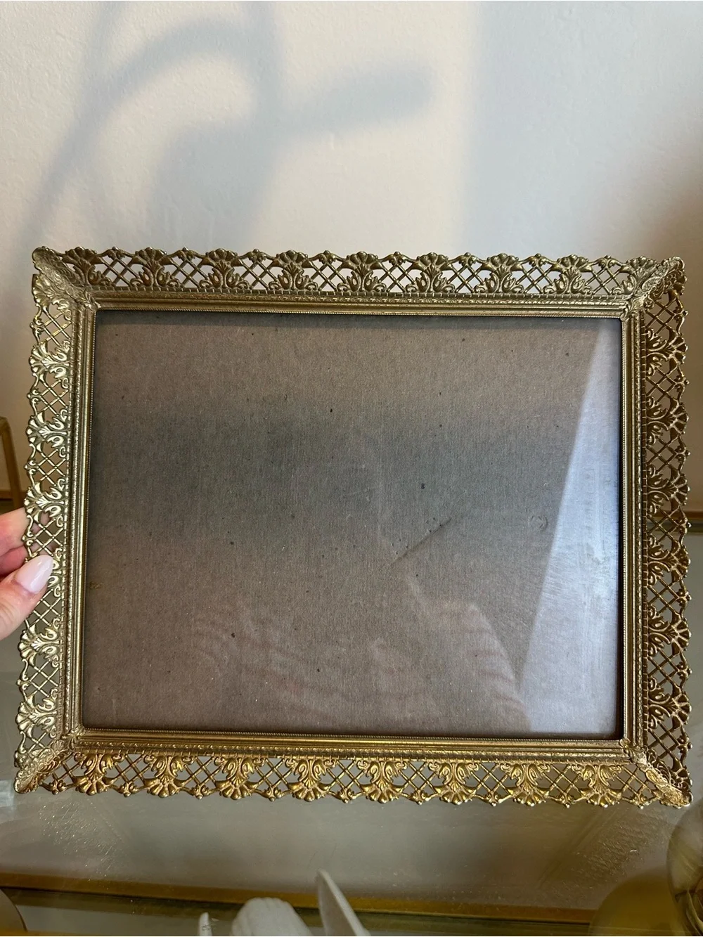 Vintage matson style Gold Decorative Vanity Set -